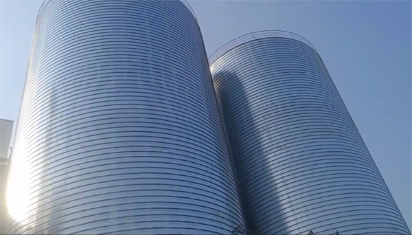 海口2座混凝土高架卷板仓